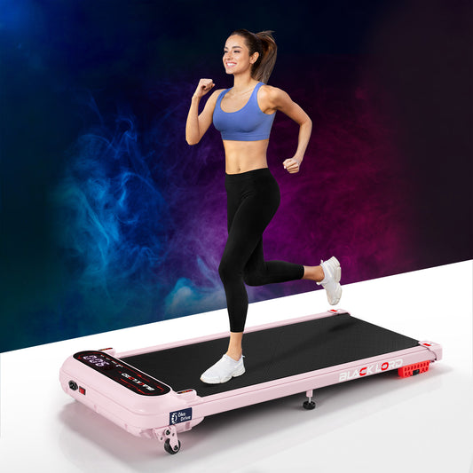 BLACK LORD Treadmill Electric Walking Pad Incline Shock Absorbers Gym Pink