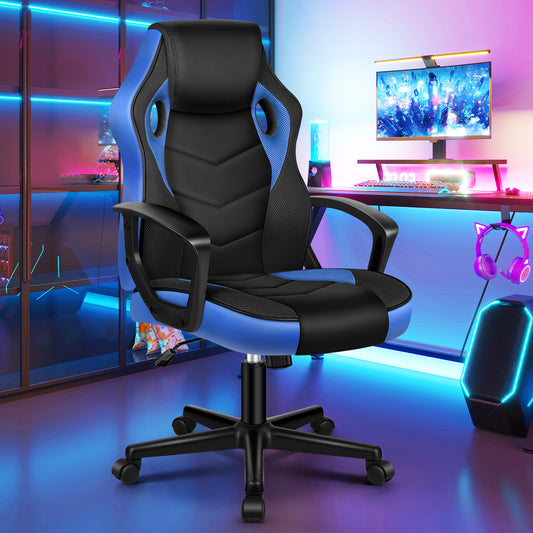 ELFORDSON Gaming Chair Racing Office Ergonomic Padded Swivel Executive Computer
