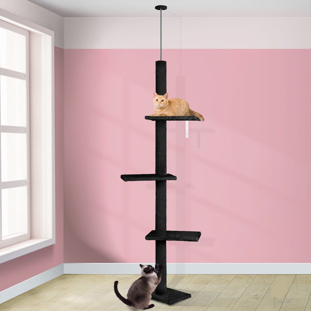 Cat Tree Scratching Post Scratcher Tower Condo House Furniture 230-286cm