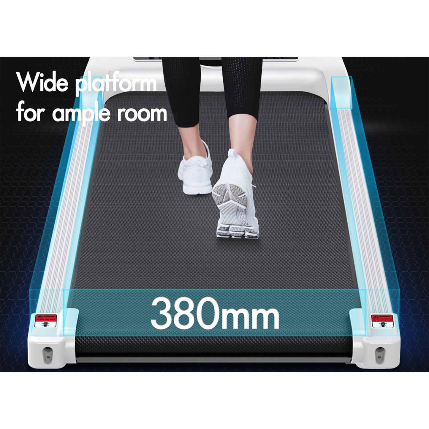 BLACK LORD Treadmill Electric Walking Pad Home Office Gym Fitness Foldable