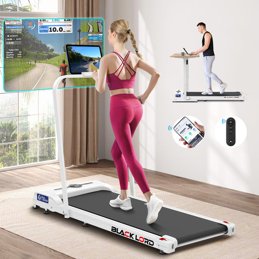BLACK LORD Treadmill Electric Walking Pad Home Office Gym Fitness Foldable
