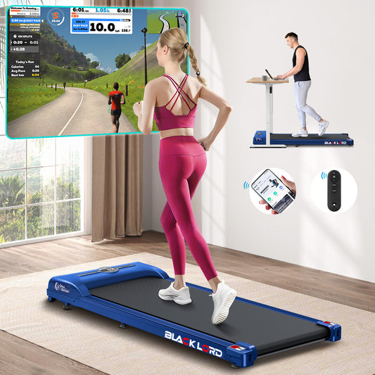 BLACK LORD Treadmill Electric Walking Pad Home Office Gym Fitness Remote Control
